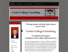 Tablet Screenshot of coates-college-consulting.org